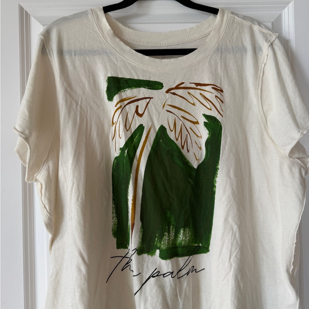 Anthropologie Cream Top